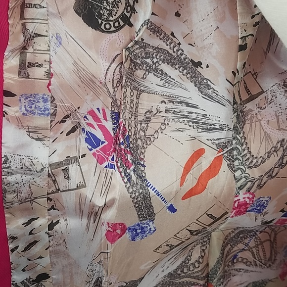 Twiggy LONDON Pink Military Style Blazer Jacket - Picture 3 of 4